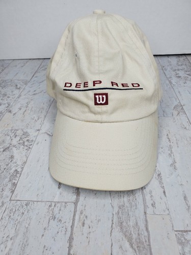 Wilson Deep Red Golf Ball Tan Baseball 