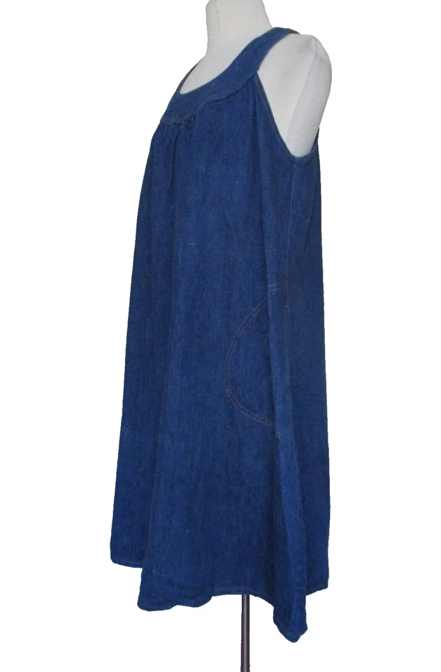 Vestido vaquero vintage jersey occidental Remington Express botones vaquera M/L para mujer Foto 2 de 4