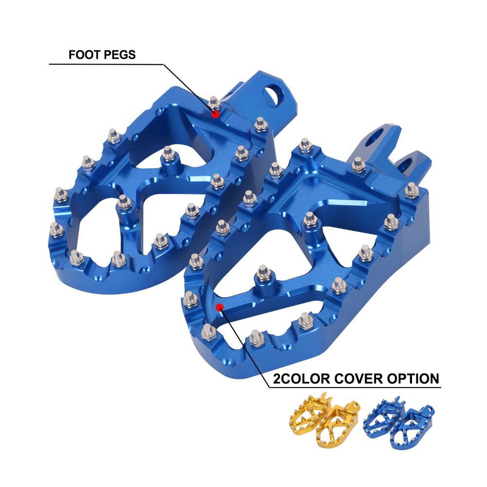 CNC Extended Foot Pegs Pedal For RM250 RM125 RM250Z RMX250 DRZ400 Dirt