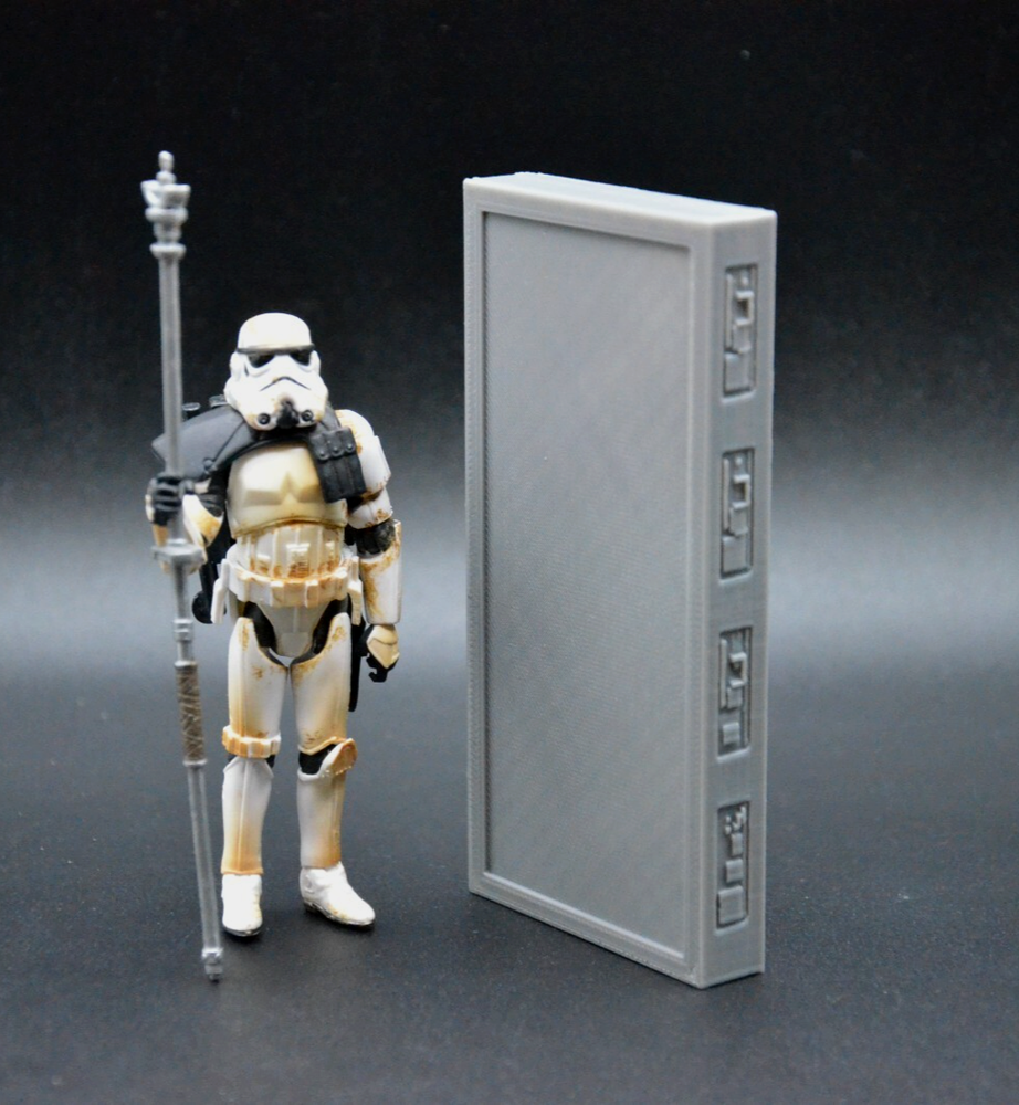 Carbonite Blank 1:18 Scale 3.75 Inch Star Wars Figure Diorama Base