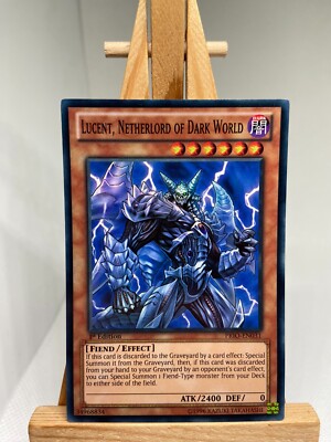 Lucent, Netherlord Of Dark World - Super Rare 1st Edition PRIO-EN031 LP YuGiOh