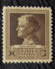 US 10¢ Stamp SC #878 Jane Addams MH 1940.