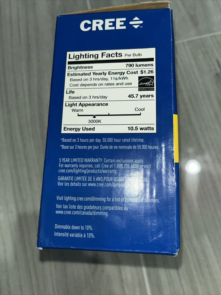 (2)Cree 75W LED Dimmable 4” & (2)COMMERCIAL ELECTRIC 4” LED Recessed Kits - Image 4 of 4