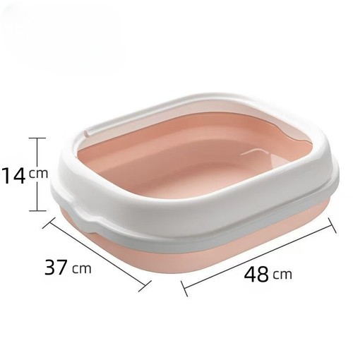 Extra Large Open Cat Litter Tray High Sided Deep Jumbo Rim Pan Box Loo Toilet UK - Picture 2 of 23