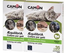 Camon Equilibria Collare per Gatti Rilassa Riduce lo Stress Offerta 2 Confezioni