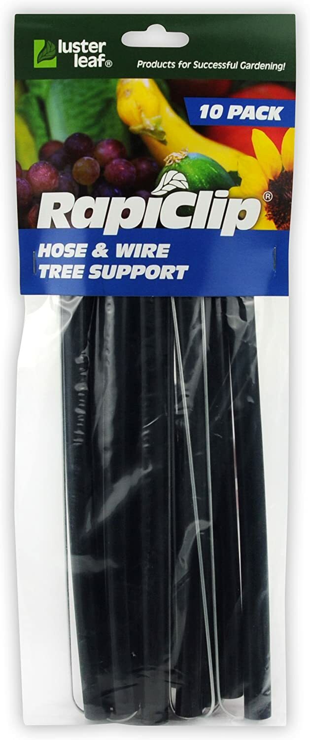 Luster Leaf 860 Rapiclip Black Hose & Wire Tree Tie Indoor Outdoor Multi Purpose