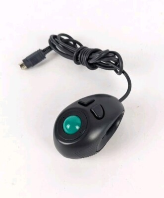 Trust AMI Hand Track PS/2 Handheld Rollerball Mouse Black FDM-G10 Retro TESTED