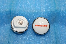 Purmo RH001 Radiator Chrome white 1/2" plug  Air vent bleed nipple valve cap set