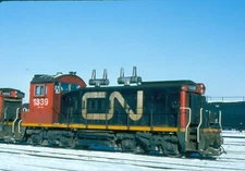 CNR 1339 SW-1200RS, Hamilton, Ont, 01/87; Kodachrome Original