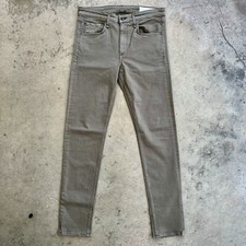 rag & bone Fit 2 Slim Jeans Men's Size 31x33 Made in USA Olive Color Skinny