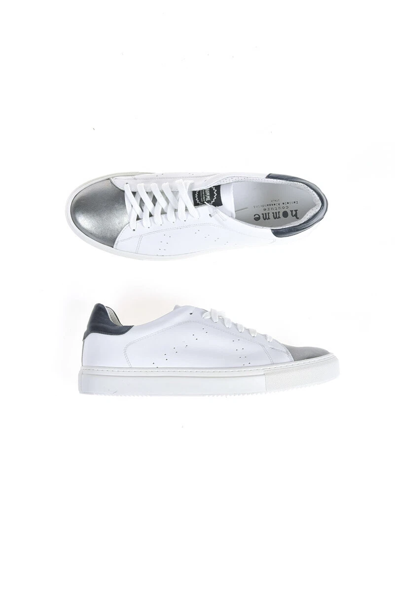 Scarpe Sneaker Daniele Alessandrini Shoes Pelle Uomo Bianco F7170KL4593602 211 eBay