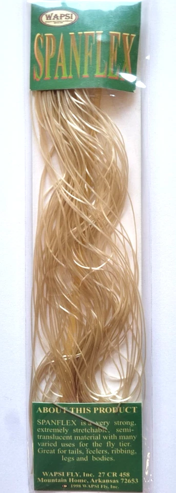 SPANFLEX - WAPSI - 7 COLORES - Materiales para atar moscas - Pierna y cuerpo de goma spandex Foto 2 de 4
