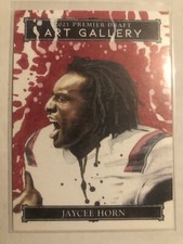 2021 Sage Premier Draft Art Gallery AG-23 Jaycee Horn Carolina Panthers ROOKIE C