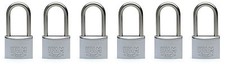6pcs.IFAM 40mm KEYED ALIKE LONG SHACKLE MARINE PADLOCK. SALT SPRAY TESTED.