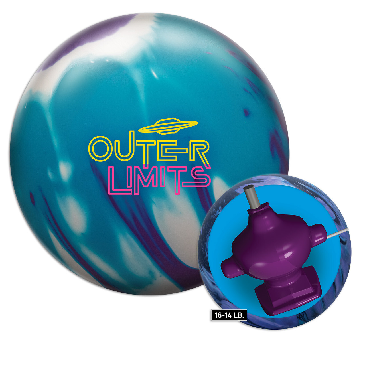 New Radical Outer LImits Solid Bowling Ball | 1st (13lb/14lb