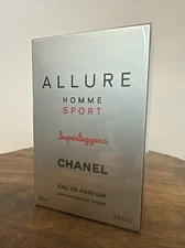 Limited CHANEL Allure Homme Sport SUPERLEGGERA EDP 3.4oz/100ml NEW & SEALED