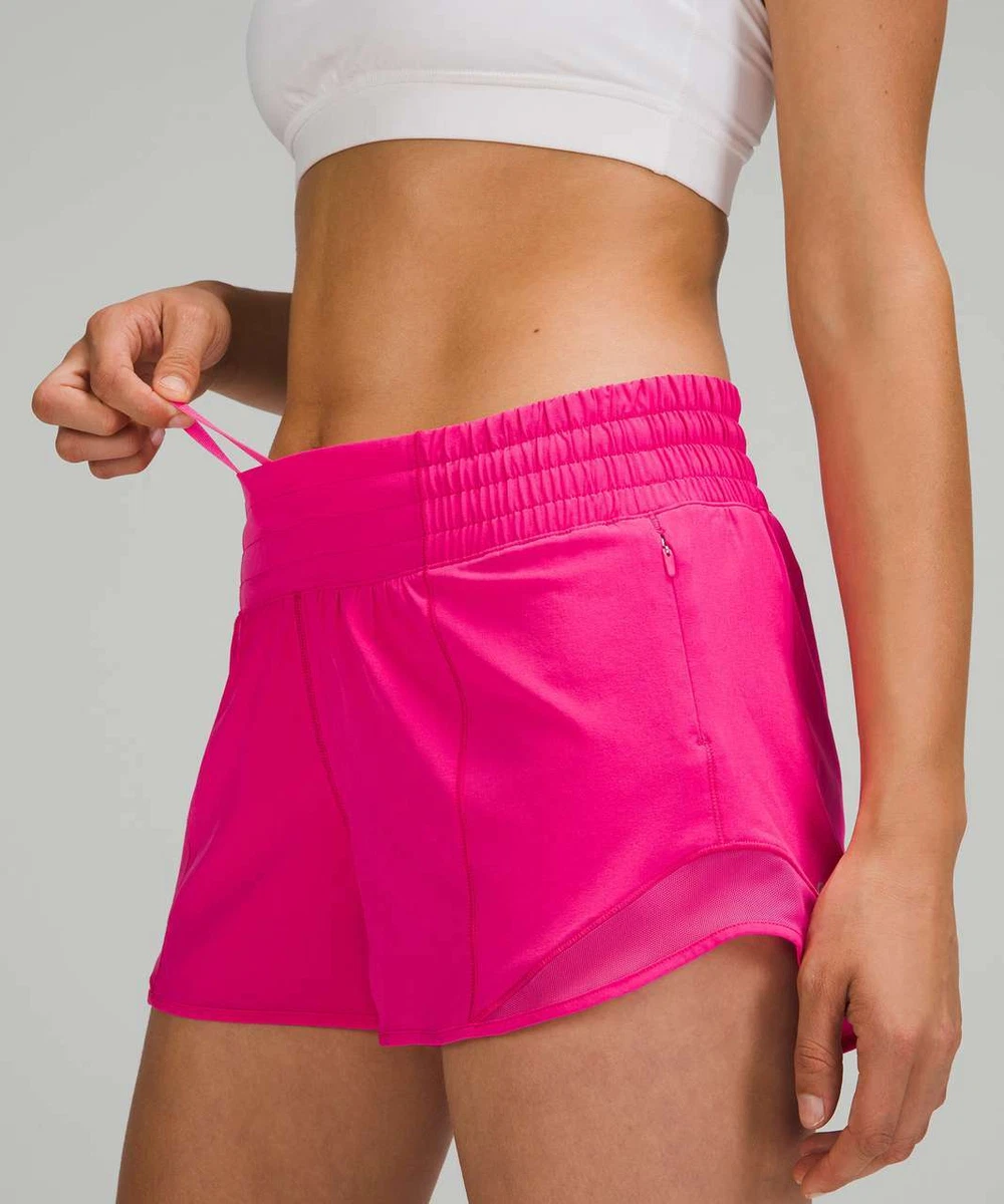 Lululemon Hotty Hot High-Rise Short HR 2.5 Sonic Pink Size  0~2~4~6~8~10~12~14