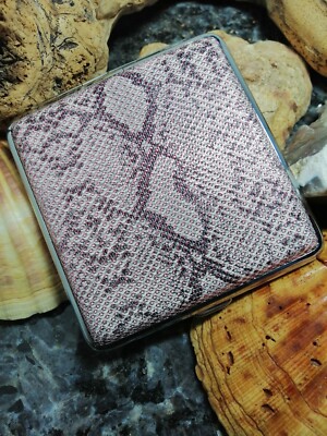 Zigaretten Etui Case Box Dose mit Motiv Design Schlange Snake No 126