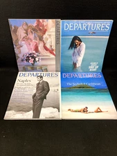 AMEX DEPARTURES MAGAZINE, LOT OF 4, 1990-1999