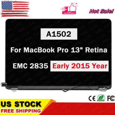 LCD Replacement For MacBook Pro 13.3'' A1502 Early 2015 EMC 2835 Screen Display