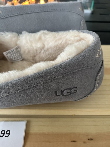 UGG Ansley Women's Slipper Suede Light Grey Size 10 - 1106878 - Picture 2 of 4