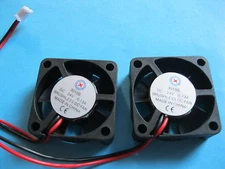 2 pcs Brushless DC Cooling Fan 24V 3010S 5 Blades 30x30x10mm Sleeve Bearing 2pin