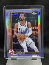 2025-26 Topps Chrome Basketball Trae Young Refractor #5 - Atlanta Hawks