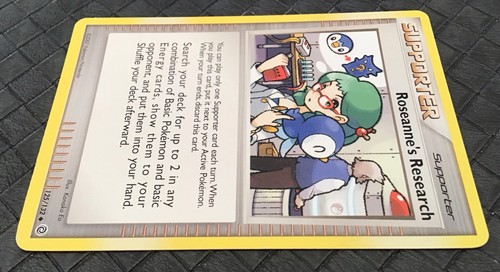 POKÉMON CARD Roseanne's Research Supporter 125/132 Non Holo Secret Wonders - Picture 5 of 6