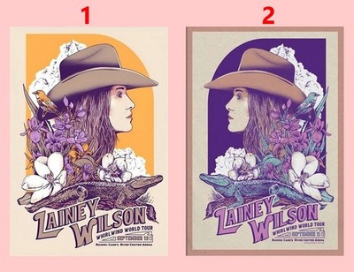 Lainey Wilson Whirlwind World Tour September 2025 Poster