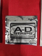 A-D strips 250 Pack Film Base Deterioration Monitors