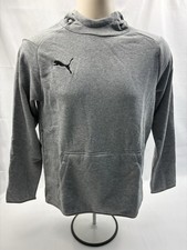 PUMA Liga Casuals Pullover Hoodie Youth XL Gray Casual Outerwear 655636-33