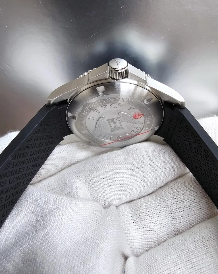 Longines Hydroconquest Automatic 39mm Black Dial Mens Watch L3.780.4.56.9 - image 2 of 4