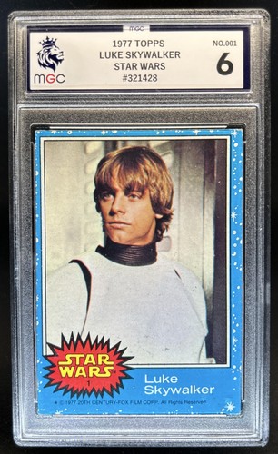 1977 Topps Star Wars #1 Luke Skywalker — MGC 6