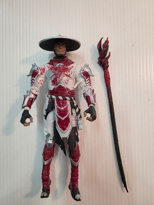 McFarlane Toys RAIDEN Bloody White Hot Fury Skin 7'' Action Figure Mortal Kombat