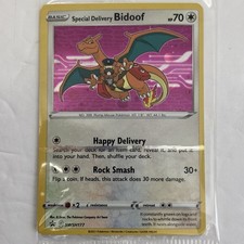 Special Delivery Bidoof SWSH177 Pokemon Center Promo Sealed - Print Line (READ) on eBay