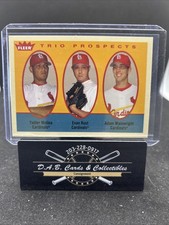 2005 Fleer Tradition Yadier Molina Evan Rust Adam Wainwright #327 Cardinals RC