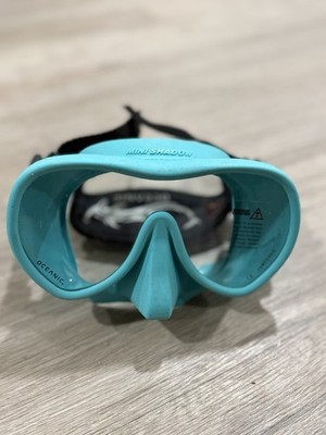 Oceanic Mini Shadow Scuba & Snorkeling Mask Blue for Diving, Snorkel & Swim