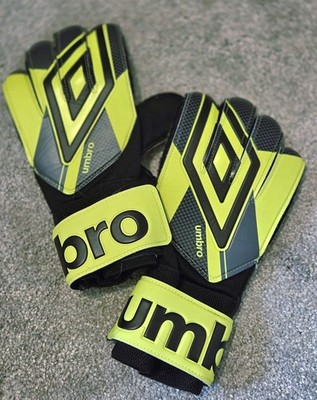 Umbro Renegade GK Soccer Goalie Gloves RGK Vortex Wraith Size 8 Hybrid Cut