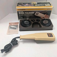 Vintage Presto Electric Shoe Polisher 08700 Tested/Working W/ Original Box
