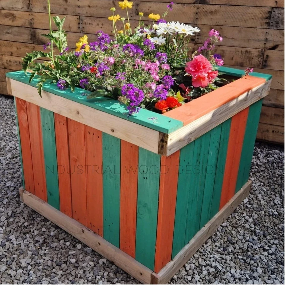 10x 120cm Reclaimed Pallet Wood Boards - Wall Cladding Recycled Timber Planks  - Image 3 of 4