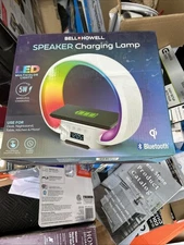 Bell+Howell Blue Tooth Speaker and Charging lamp and Alarm Clock