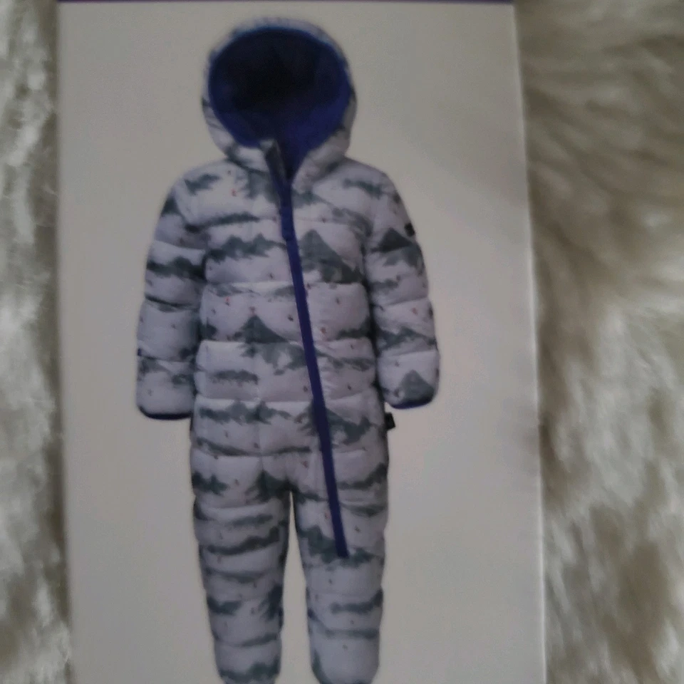 Spyder 婴儿 男孩/女孩 连帽羊毛内衬雪地服 尺寸 24 个月 — 第 3/4 张图片