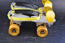 Vintage Chicago Roller Skates Adjustable with Yellow Urethane Wheels