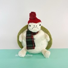 AUTHENTIC Jellycat Snowman Timmy Turtle- NWT Retired- FAST SHIP