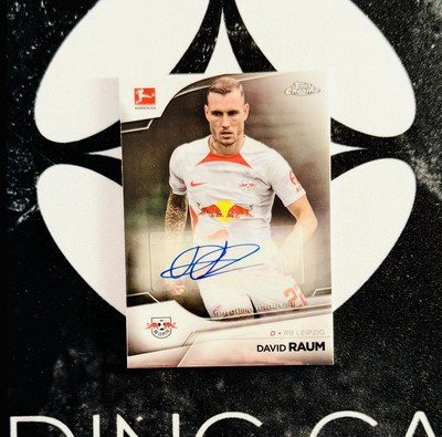 2022-23 Topps Chrome Bundesliga - David Raum Base Autograph BCA-DR - RB Leipzig