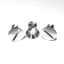 Quarter Turn Slotted Head DZUS Button Fasteners - 400 Flat 50pk