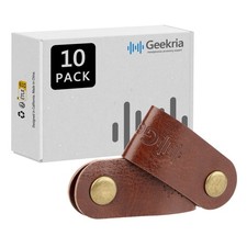 Geekria Power Cord Organizer Earphone Winder Cable Straps, Charging Cable Ties