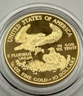 1999 W $10 US 1/4 Oz Gold Proof American Eagle Coin • UNC OMP Capsule