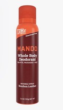 MANDO Whole Body Deodorant 72Hr Invisible Spray, 3.6oz, Mt. Fuji, 15 Retail