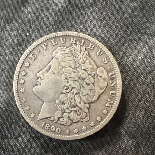 1890 Morgan Silver Dollar $1 Coin 0.9 Fine San Francisco Mint